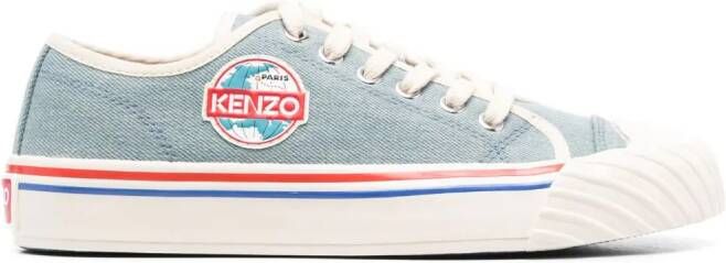 Kenzo Sneakers met logopatch Blauw