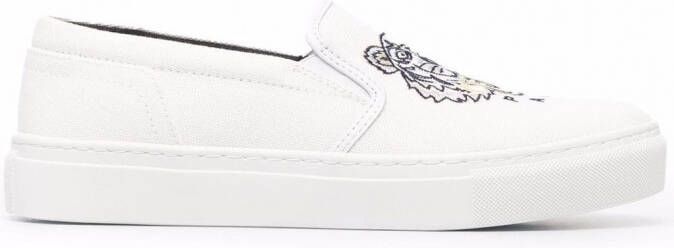 Kenzo Sneakers met tijgerprint Wit