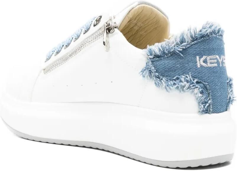 KEYS Leren sneakers Wit - Foto 2