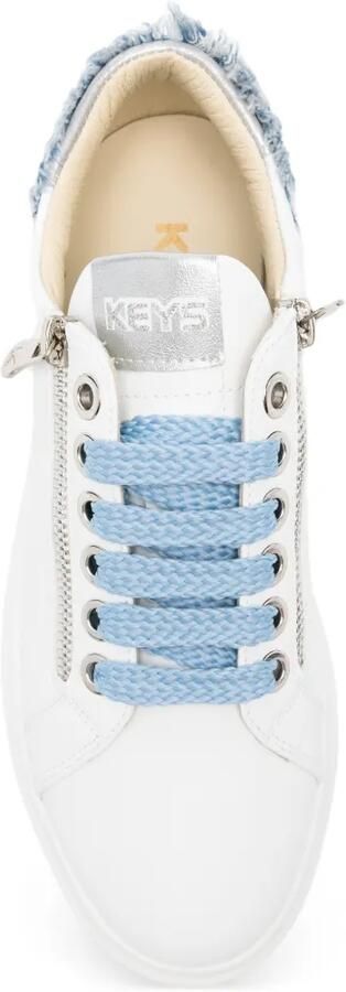 KEYS Leren sneakers Wit - Foto 4