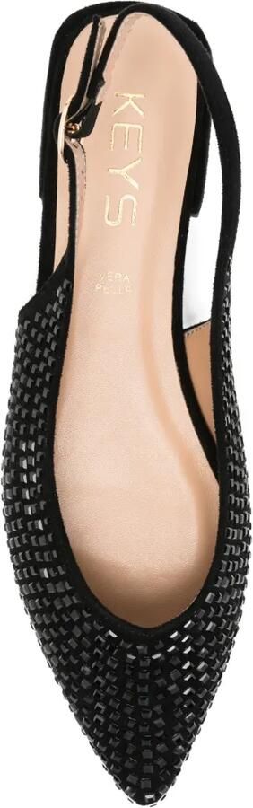 KEYS Pumps verfraaid met studs Zwart - Foto 4
