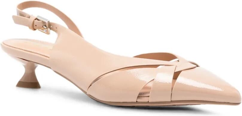 KEYS Slingback pumps met gekruiste bandjes Beige
