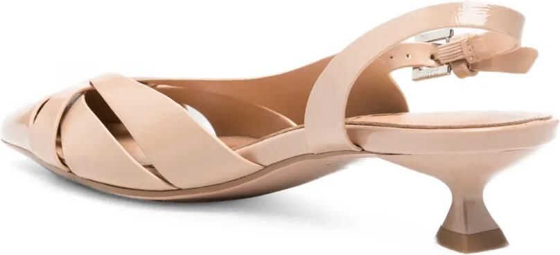 KEYS Slingback pumps met gekruiste bandjes Beige - Foto 2