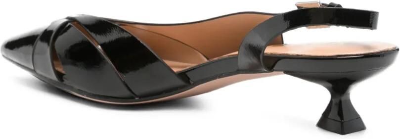 KEYS Slingback pumps met gekruiste bandjes Zwart - Foto 4