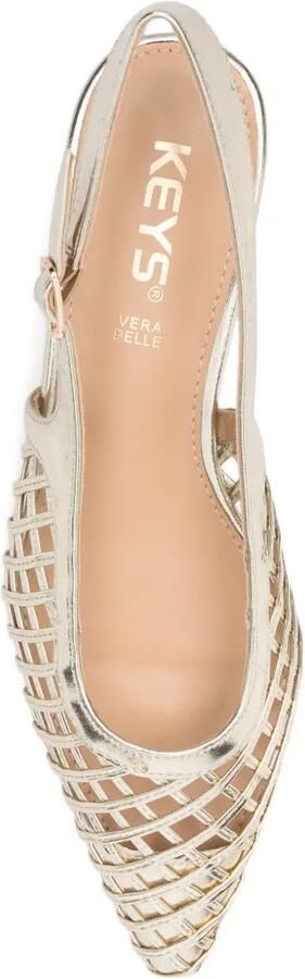 KEYS Slingback sandalen Goud - Foto 4