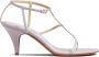 KHAITE Jones sandalen met hak 75 mm Paars - Thumbnail 1