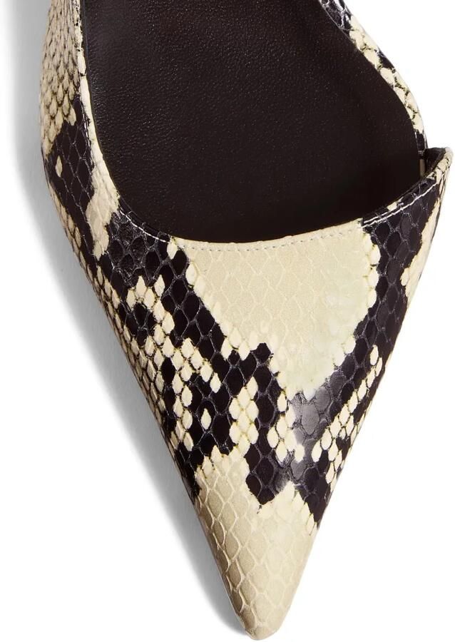 KHAITE 45 mm Jett D'Orsay pumps met hak Beige - Foto 4