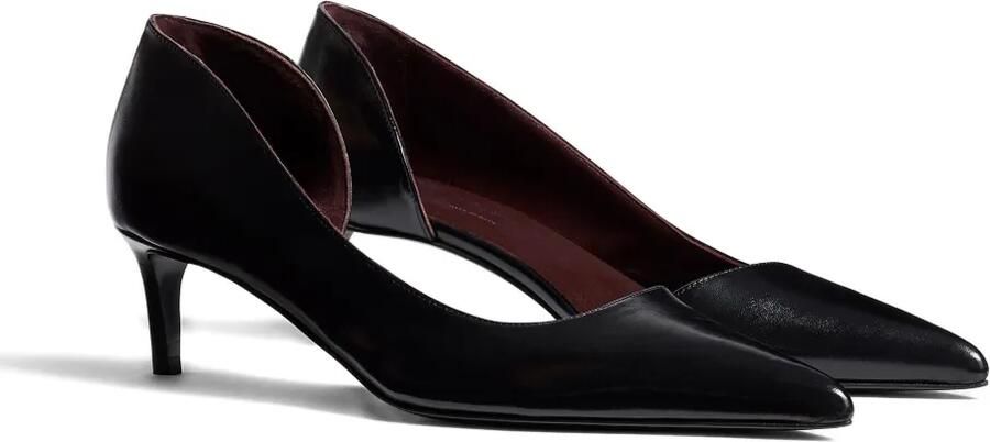 KHAITE 45 mm Jett D'Orsay pumps met hak Zwart - Foto 5