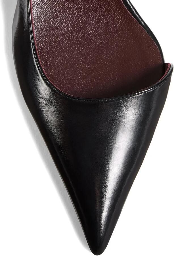 KHAITE 45 mm Jett D'Orsay pumps met hak Zwart - Foto 4