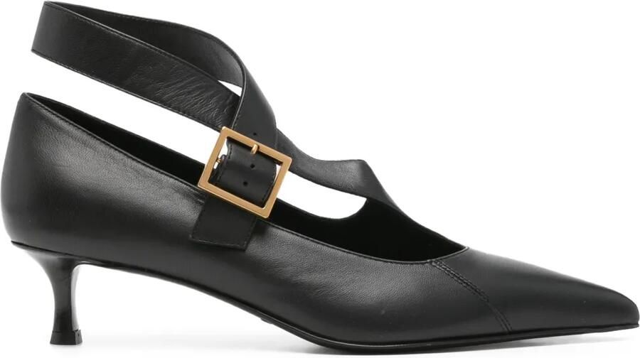 KHAITE 45mm Sloan pumps met gesp Zwart