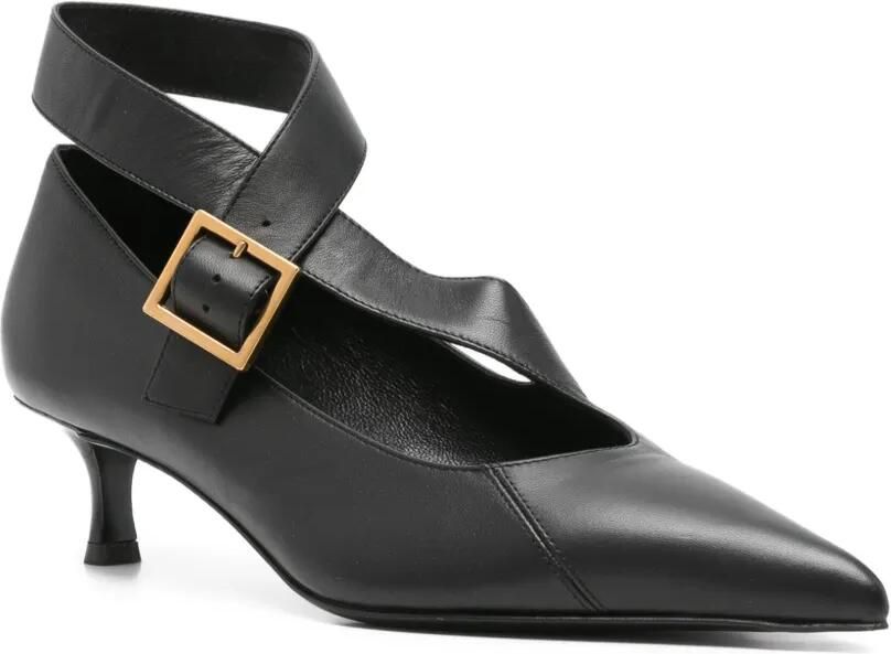 KHAITE 45mm Sloan pumps met gesp Zwart - Foto 3