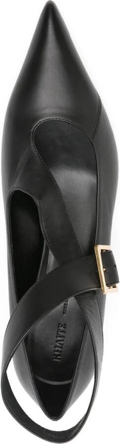 KHAITE 45mm Sloan pumps met gesp Zwart - Foto 4