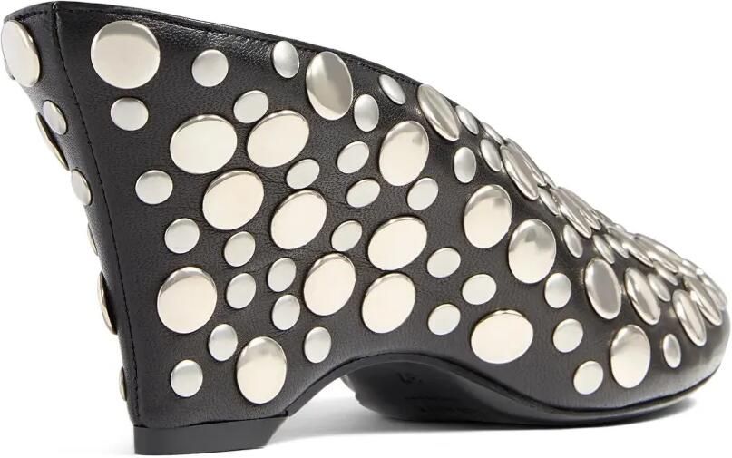 KHAITE 70 mm muiltjes met metallic studs en hak Zwart - Foto 4