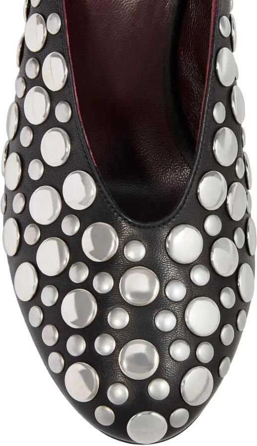 KHAITE 70 mm muiltjes met metallic studs en hak Zwart - Foto 3