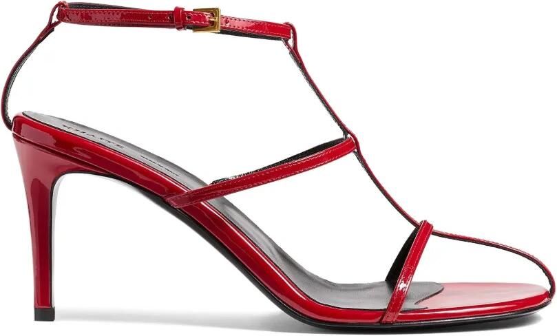 KHAITE 75 mm Cage sandalen Rood - Foto 5