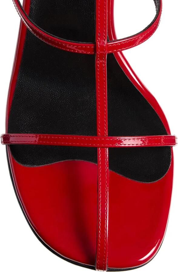 KHAITE 75 mm Cage sandalen Rood - Foto 4