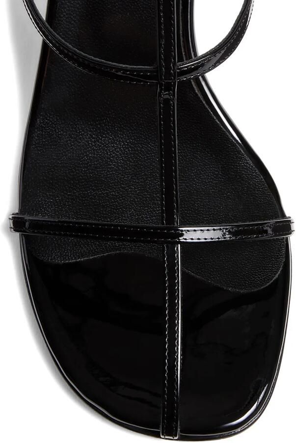 KHAITE 75 mm Cage sandalen Zwart - Foto 4