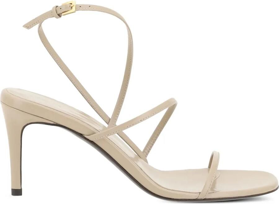 KHAITE 75 mm Loop sandalen Beige