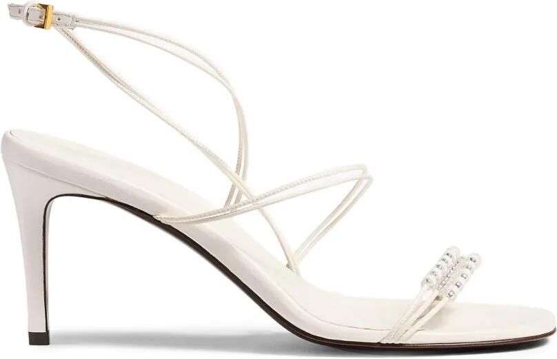 KHAITE 75 mm Loop sandalen Wit