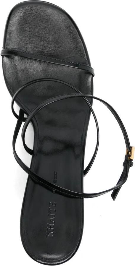 KHAITE 75 mm Loop sandalen Zwart - Foto 3