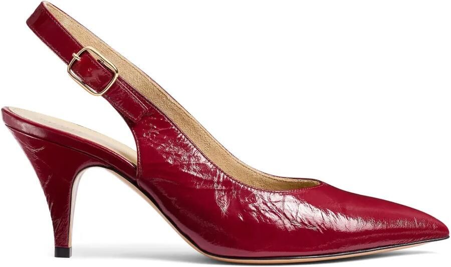 KHAITE 75 mm River slingback pumps Rood