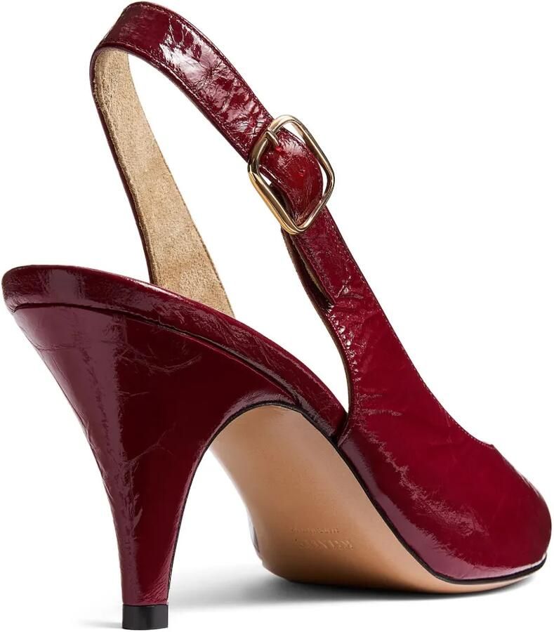 KHAITE 75 mm River slingback pumps Rood - Foto 2