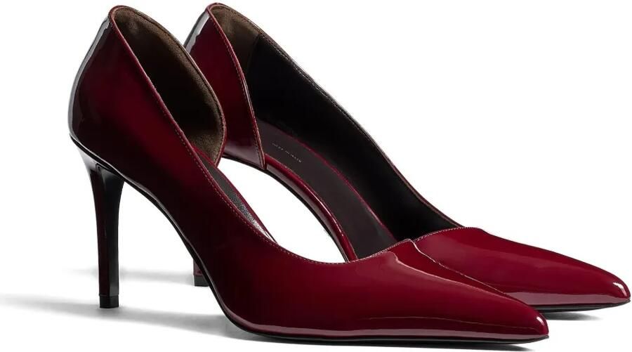 KHAITE 85 mm Jett D'Orsay pumps met hak Rood - Foto 5