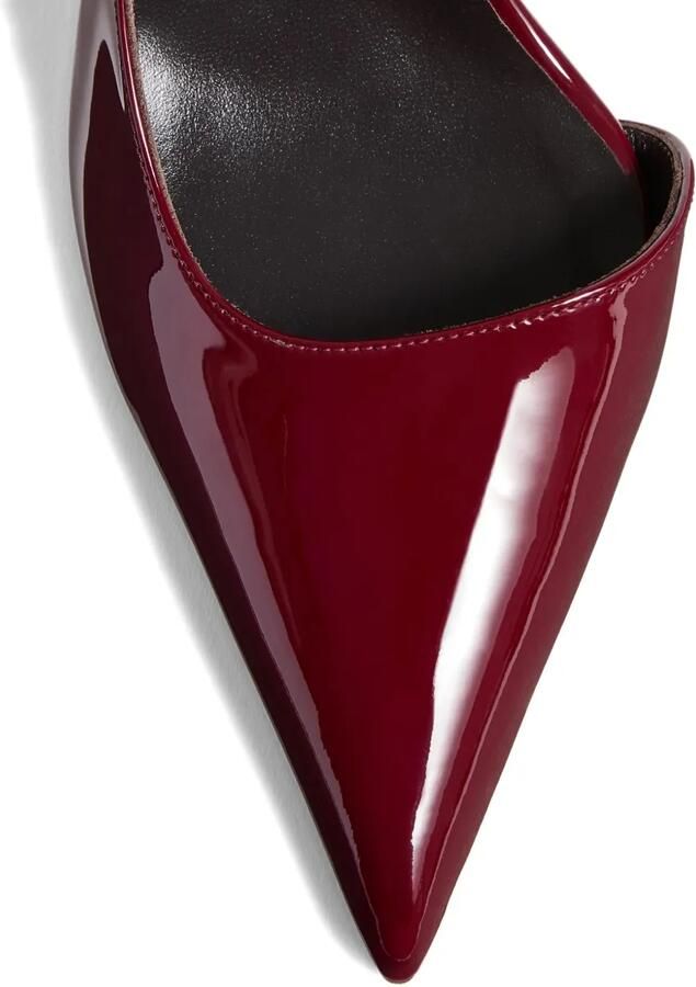 KHAITE 85 mm Jett D'Orsay pumps met hak Rood - Foto 4