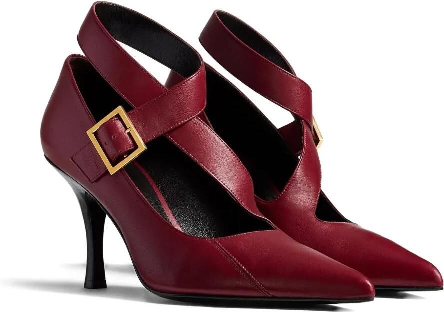 KHAITE 85mm Sloan pumps met gesp Rood - Foto 4