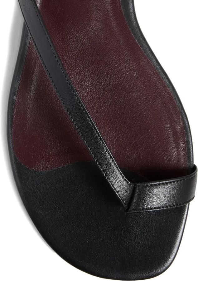KHAITE Aimee leren sandalen Zwart - Foto 4