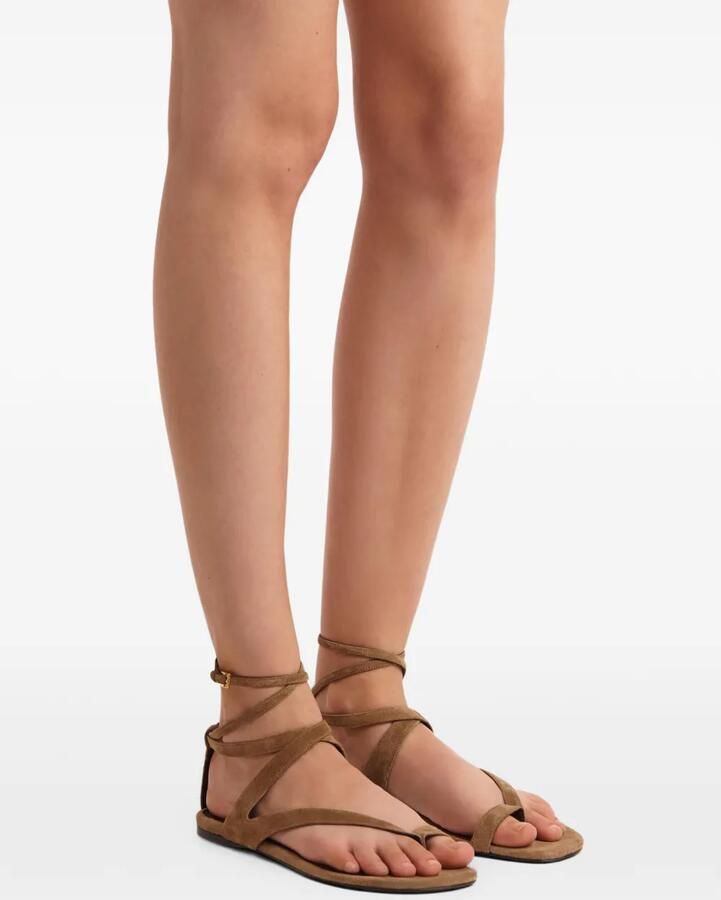 KHAITE Aimee sandalen met enkelbandje Beige - Foto 2