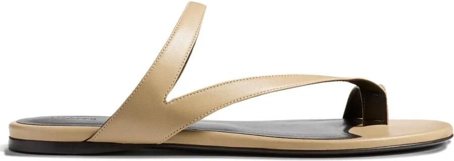 KHAITE Aimee sandalen met gekruiste bandjes Beige