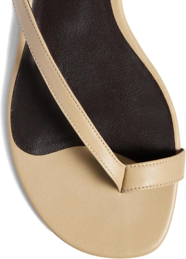 KHAITE Aimee sandalen met gekruiste bandjes Beige - Foto 4