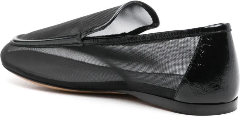 KHAITE Alessio loafers met mesh Zwart - Foto 4
