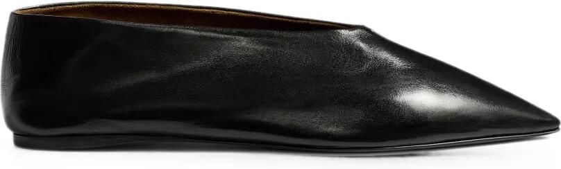 KHAITE Ballerina's met stapeldetail Zwart