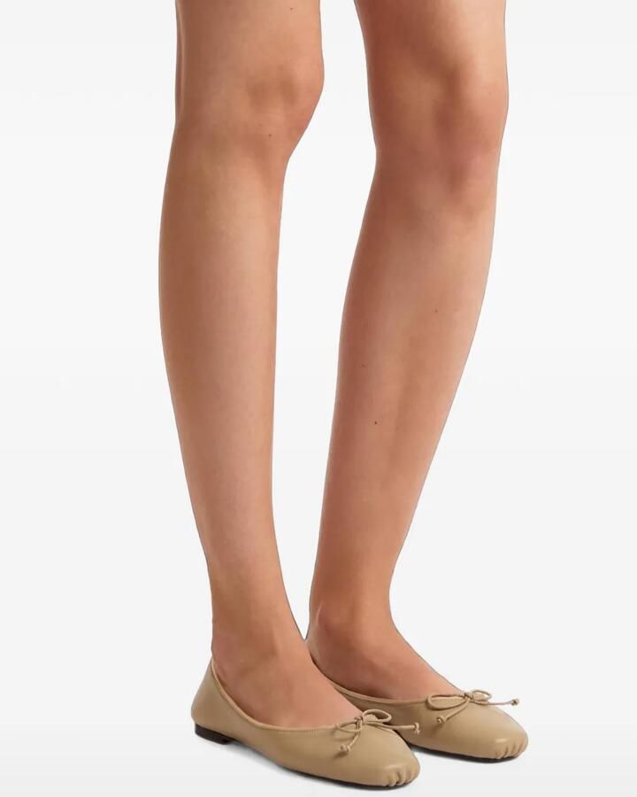 KHAITE Ballerina's met strikdetail Beige - Foto 2
