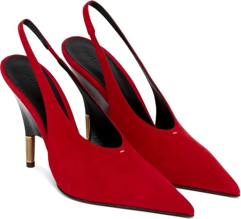 KHAITE Begum pumps met puntige neus Rood - Foto 2