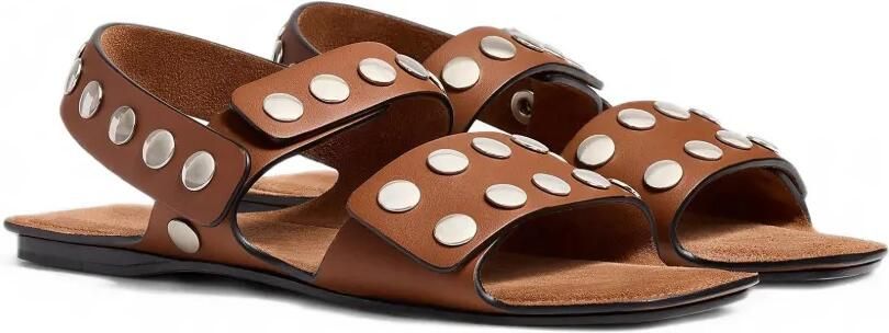 KHAITE Boden platte sandalen Bruin - Foto 5