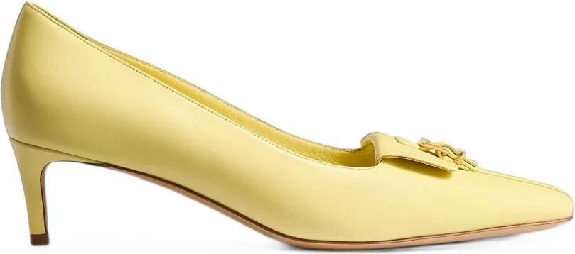 KHAITE Celia Pocke pumps met gesp Geel
