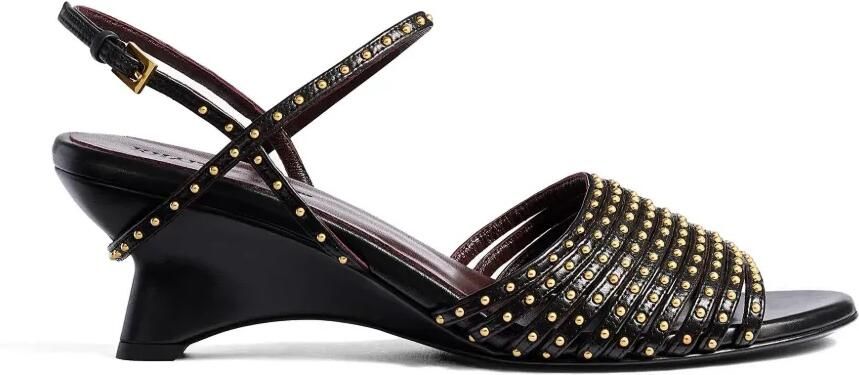 KHAITE Drew sandalen Zwart