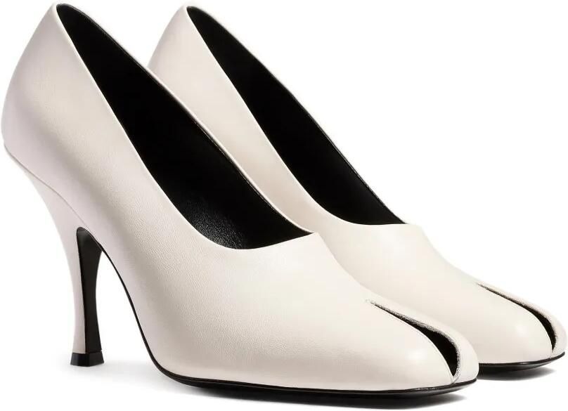 KHAITE Eva pumps met open neus Wit - Foto 5