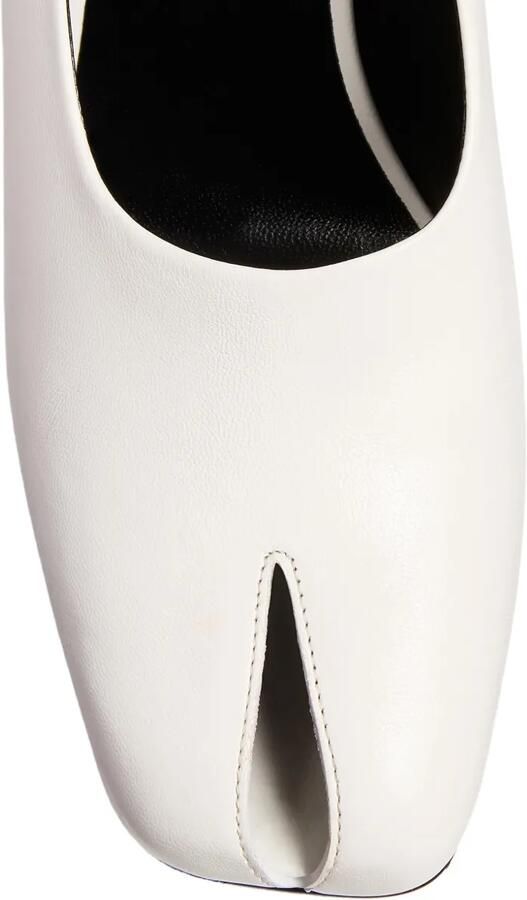 KHAITE Eva pumps met open neus Wit - Foto 4