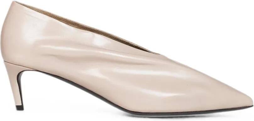 KHAITE Geplooide pumps met puntige neus Beige