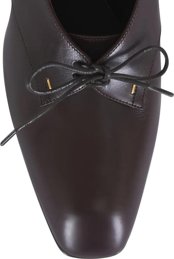 KHAITE Leren pumps Bruin - Foto 4