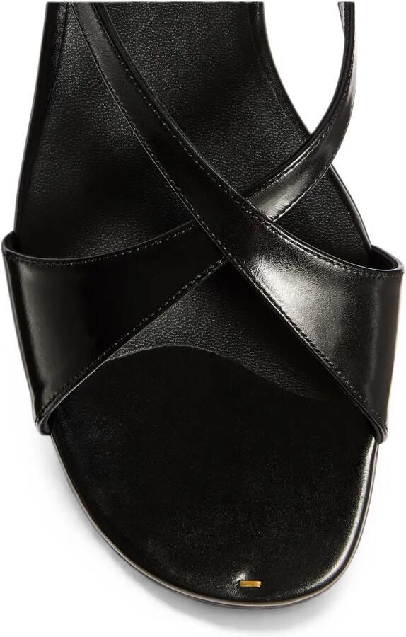 KHAITE Liria platte sandalen met enkelbandje Zwart - Foto 2