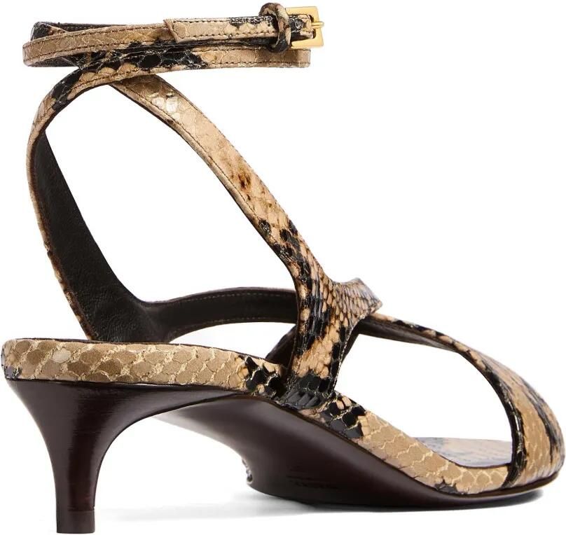 KHAITE Liria sandalen met enkelbandje Beige - Foto 3