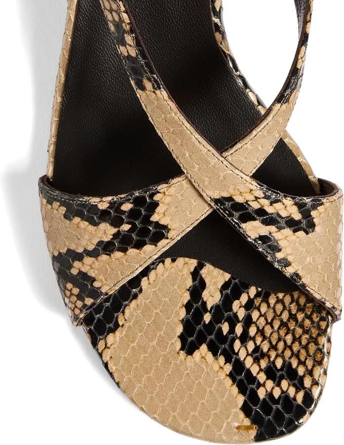 KHAITE Liria sandalen met enkelbandje Beige - Foto 2