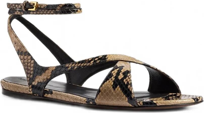 KHAITE Liria sandalen met enkelbandje Beige - Foto 3