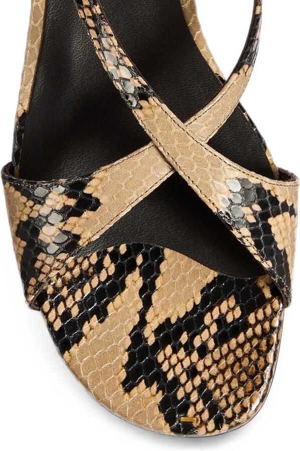 KHAITE Liria sandalen met enkelbandje Beige - Foto 2