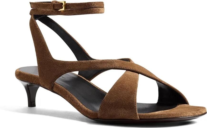 KHAITE Liria sandalen met enkelbandje Bruin - Foto 4